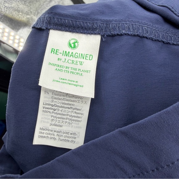 J. Crew Navy Blue Hybrid Swim Trunks Shorts sz 30 7" Inseam J0057 - Picture 6 of 8